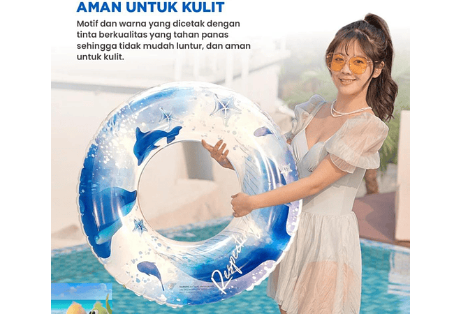 SALVAVIDAS CIRCULAR #60 MARIPOSA/DELFÍN MOD# 991975