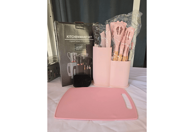 SET DE UTENSILIOS Y CUCHILLOS PARA COCINA MOD#TU-0701 REINGRESO