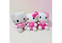 PELUCHE HELLO KITTY CON CORAZON Love moño MOD# LBQ-7773(AL AZAR)💝 💖
