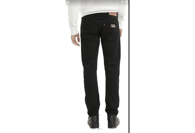JEANS NEGRO PARA CABALLERO COLECCIÓN SUPER MARIO(34 X 32) MOD#501  👦🏻👖