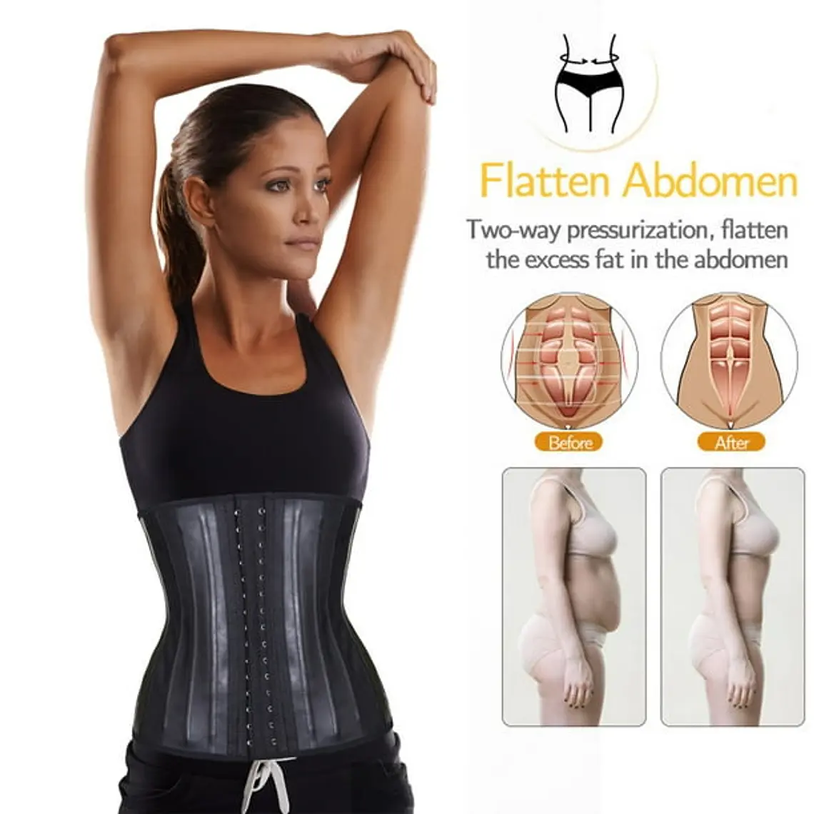 FAJA MOLDEADORA TIPO CORSET (LATEX) XL O XXS) MOD# 67 O 68  💃🏻 2