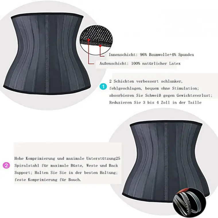FAJA MOLDEADORA TIPO CORSET (LATEX) XL O XXS) MOD# 67 O 68  💃🏻 7