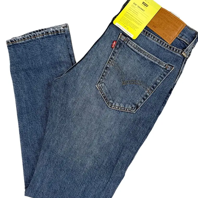 JEANS PARA CABALLERO LEVI'S SKINNY STRECH STRAUSS & CO MOD# 510 👖 PANTALON 6