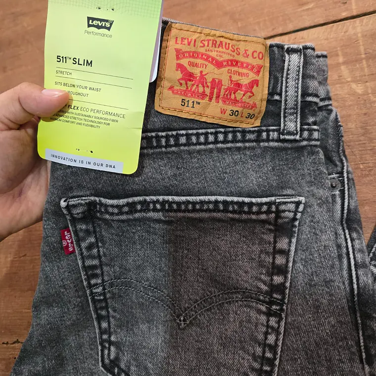 JEANS PARA CABALLERO, LEVIS STRAUSS & CO 30 X 30 MOD# 511 👖 PANTALON 4