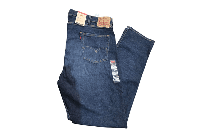 👖 JEANS PARA CABALLERO AZUL MARINO 42 X 32 LEVI'S SLIM STRECH # 511