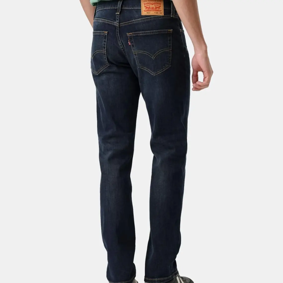 JEANS LEVI'S SLIM STRECH PARA CABALLERO AZUL MARINO 33 X 32 #511 PANTALON 2