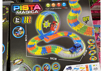 PISTAS DE CARRERA MÁGICA MULTICOLOR CON 76PCS MOD#KQ212108
