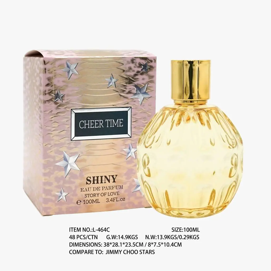 🌼🪷PERFUME PARA DAMA CHEER TIME SHINY DE 100ML MOD# L-464C 1