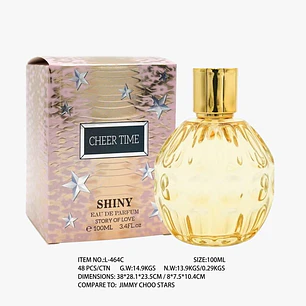 🌼🪷PERFUME PARA DAMA CHEER TIME SHINY DE 100ML MOD# L-464C