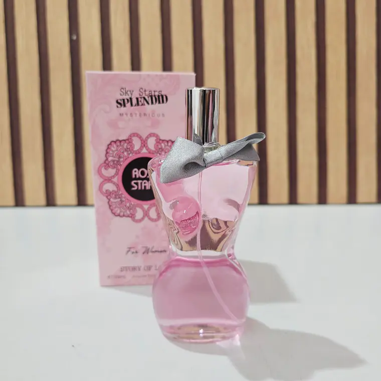 🌹PERFUME PARA DAMA ROSE STARS DE 100ML MOD# L-485B 🌼🌸 3