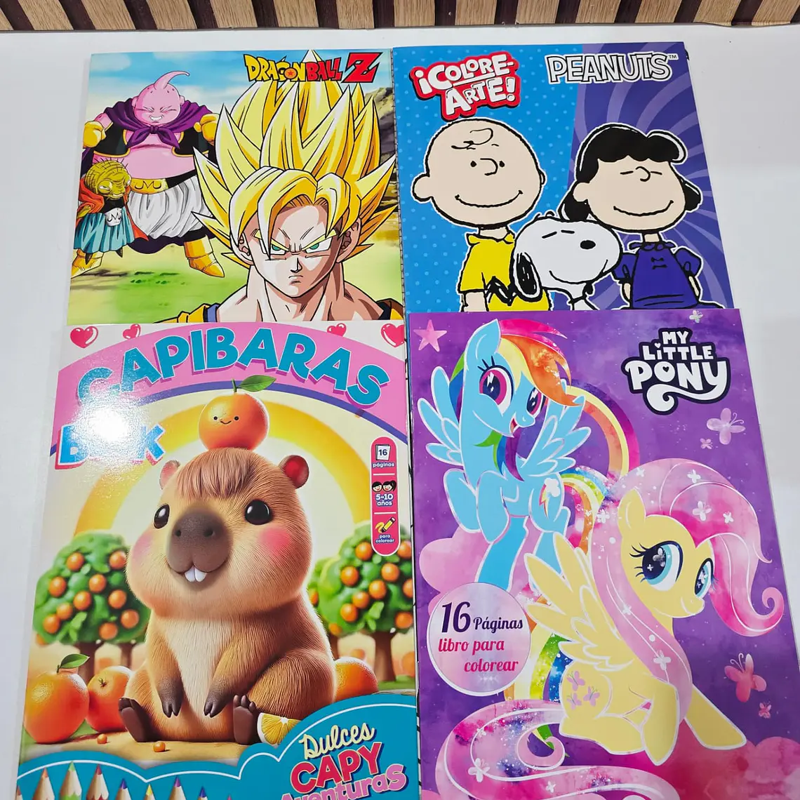 PAQ DE 3 LIBROS PARA COLOREAR VARIOS PERSONAJES DE NIÑA Y NIÑO(AL AZAR)🖍️ 2