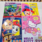 PAQ DE 3 LIBROS PARA COLOREAR VARIOS PERSONAJES DE NIÑA Y NIÑO(AL AZAR)🖍️ - Miniatura 6