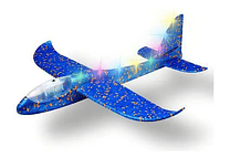 AVIÓN PLANEADOR DE UNICEL CON LUZ LED  MOD# ST-027B(AL AZAR)  🛩️- COPIAR