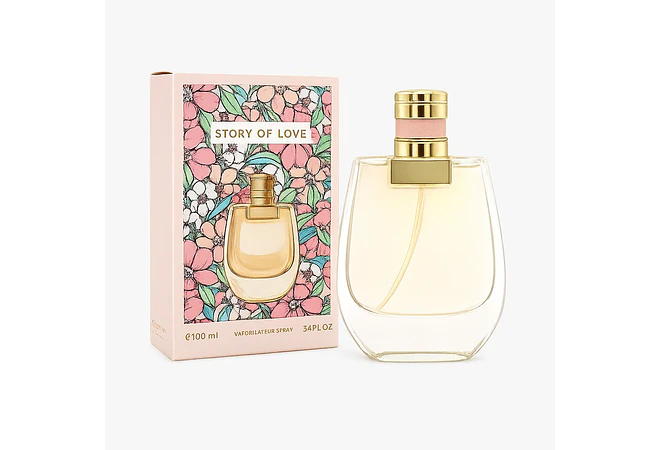PERFUME/100ML PARA DAMA STORY OF LOVE FLORES MOD# L-404A  💐