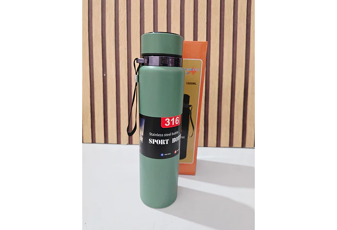 TERMO DIGITAL SPORT DE  1L MOD# 25- termo-026(cajita naranja) 🥤