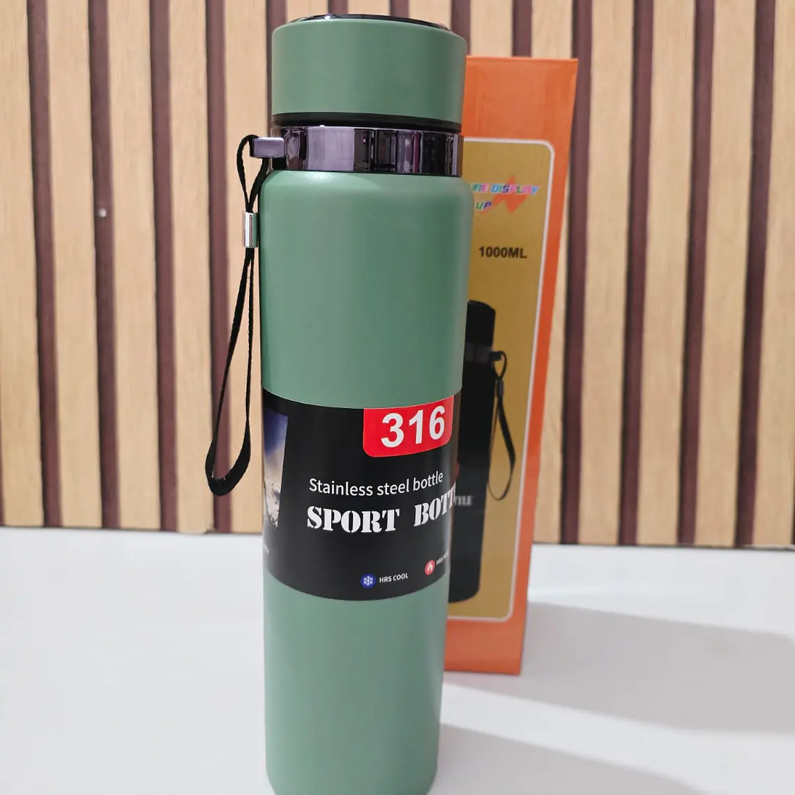 TERMO DIGITAL SPORT DE  1L MOD# 25- termo-026(cajita naranja) 🥤 4