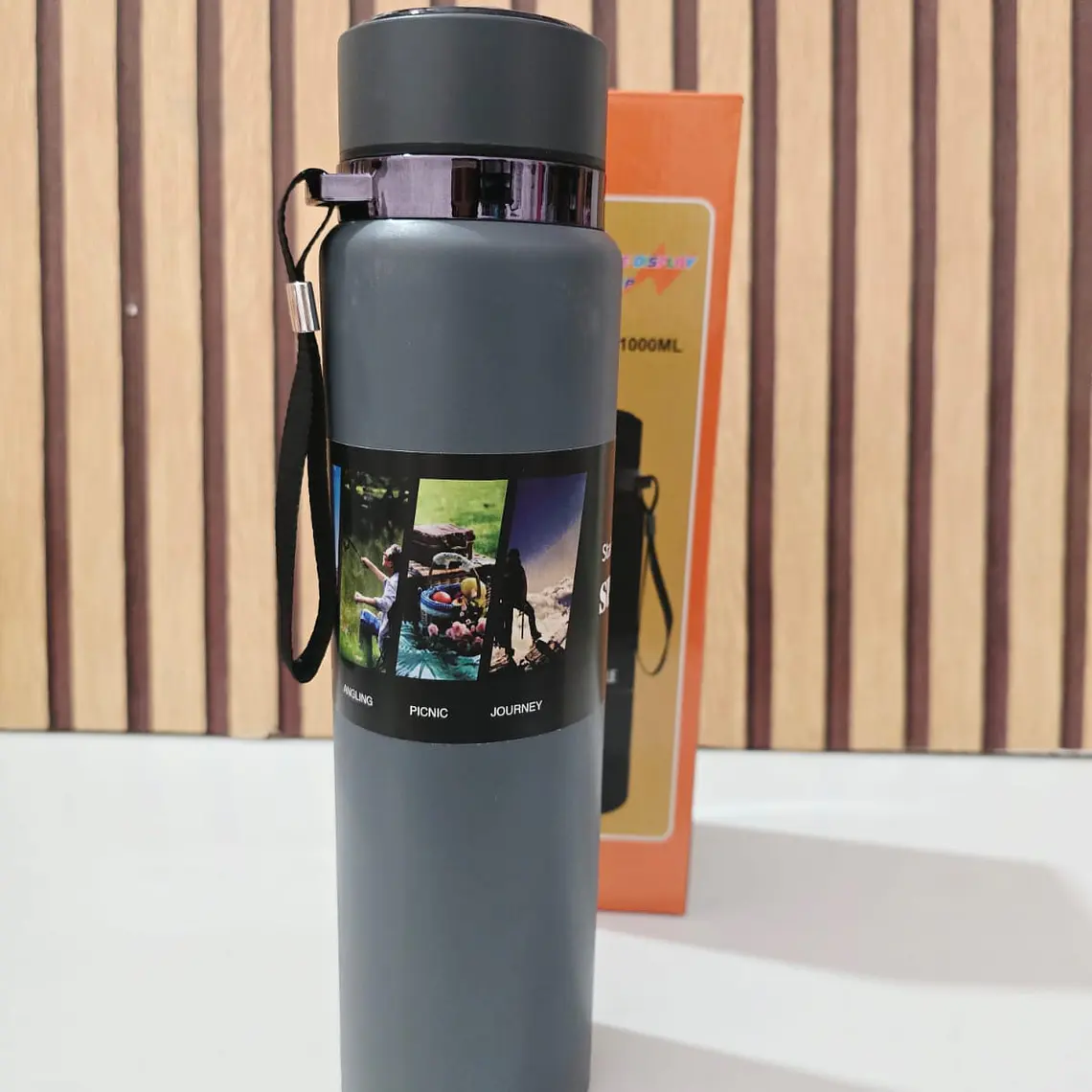 TERMO DIGITAL SPORT DE  1L MOD# 25- termo-026(cajita naranja) 🥤 10