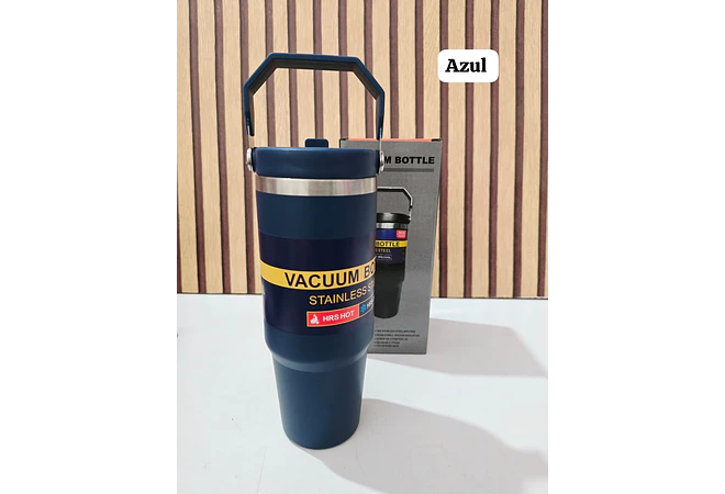 TERMO CON ASA VACUUM STAINLESS STEEL DE 850ML MOD# FAB-31