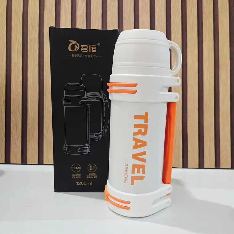 TERMO DE 1200ML CON TACITA MOD# JH-6143 (cajita negra) 4