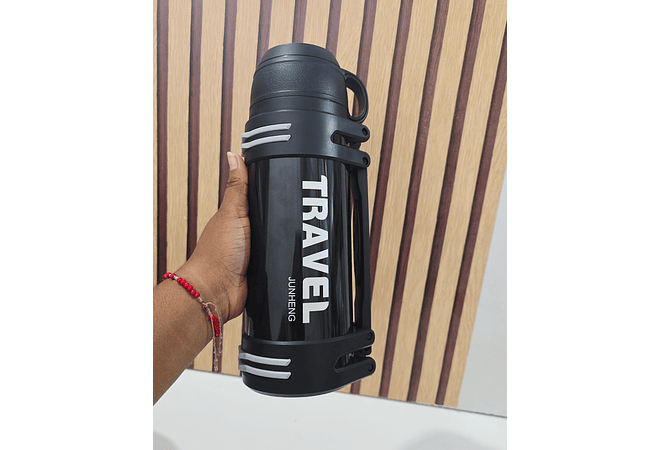 TERMO DE 1200ML CON TACITA MOD# JH-6143 (cajita negra)