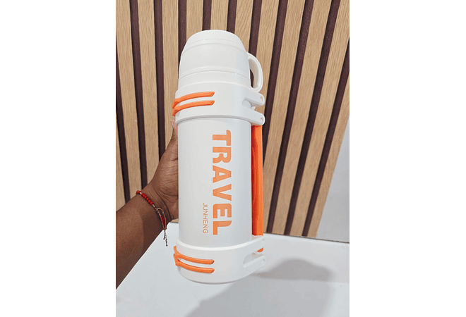 TERMO DE 1200ML CON TACITA MOD# JH-6143 (cajita negra)