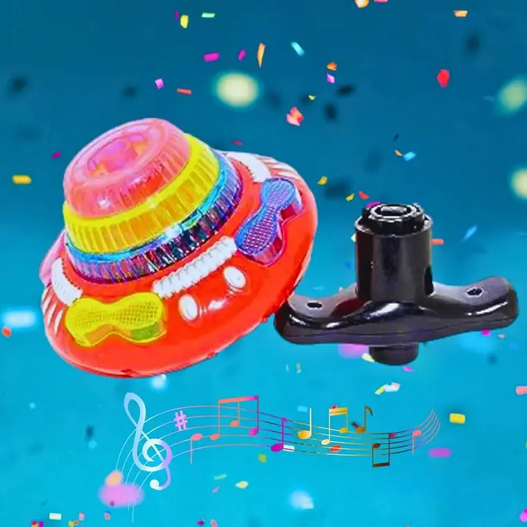 TROMPO GRANDE  ALIEN FLASHING CON MÚSICA Y LUZ LED MOD# 2086🎼 🪀 2
