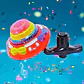 TROMPO GRANDE  ALIEN FLASHING CON MÚSICA Y LUZ LED MOD# 2086🎼 🪀 - Miniatura 2