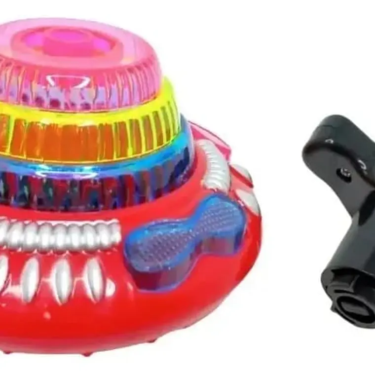 TROMPO GRANDE  ALIEN FLASHING CON MÚSICA Y LUZ LED MOD# 2086🎼 🪀 4
