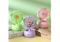 VENTILADOR CUTE EN FORMA DE FLOR MOD# ZB095A  🌸 🪷