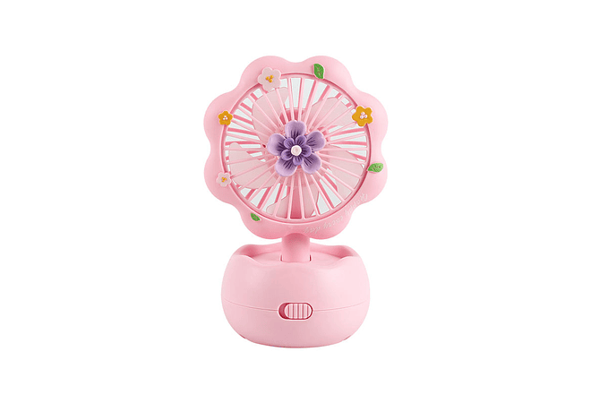 VENTILADOR CUTE EN FORMA DE FLOR MOD# ZB095A  🌸 🪷