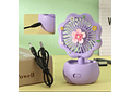 VENTILADOR CUTE EN FORMA DE FLOR MOD# ZB095A  🌸 🪷