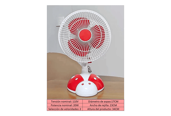 VENTILADOR DE PEDESTAL DISEÑO CATARINA MOD# 223-52🐞