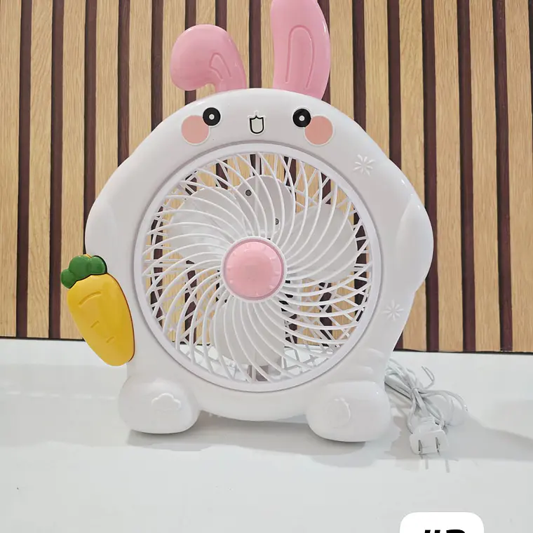VENTILADOR GRANDE DISEÑO ANIMALITOS MOD# 360-024  😺 🐇 3