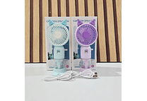 VENTILADOR DISEÑO KUROMI CON LUZ LED MOD# SM870A  💜🩵