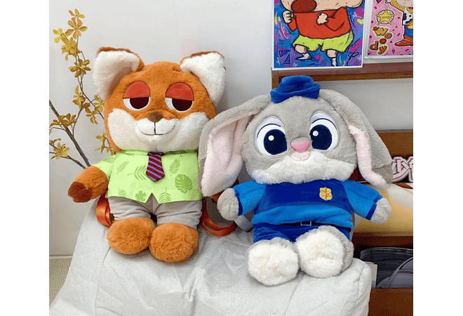 MOCHILITA PERSONAJES ZOOTOPIA MOD# MQ-2689   🦊 🐰