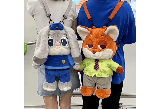 MOCHILITA PERSONAJES ZOOTOPIA MOD# MQ-2689   🦊 🐰