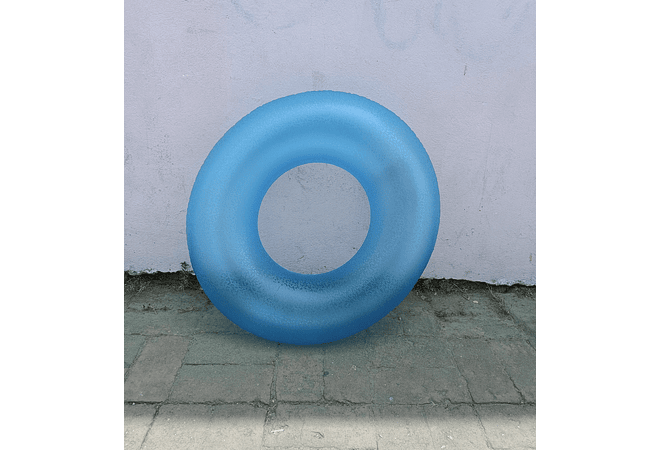 🛟SALVAVIDAS INFLABLE DISEÑO DONA DE COLOR LISO MOD# 37605💛🩵🩷 REINGRESO