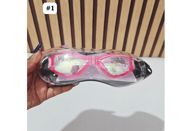 GOGGLES ACABADO TORNASOL CON ESTUCHE (ADULTO) MOD# 992438  