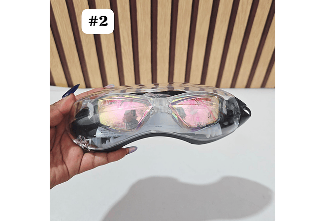 GOGGLES ACABADO TORNASOL CON ESTUCHE (ADULTO) MOD# 992438  