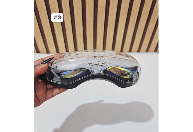 GOGGLES ACABADO TORNASOL CON ESTUCHE (ADULTO) MOD# 992438  