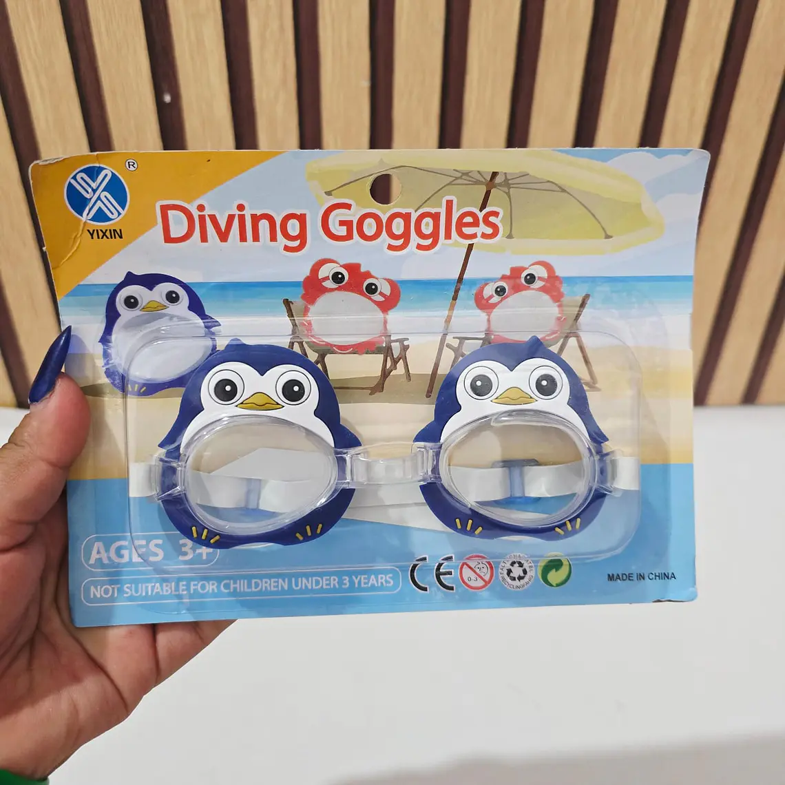 GOGGLES DE NATACIÓN INFANTILES DISEÑO ANIMALITOS 🐠🦀🥽 5