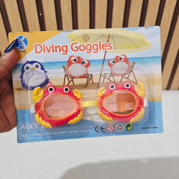 GOGGLES DE NATACIÓN INFANTILES DISEÑO ANIMALITOS 🐠🦀🥽 6