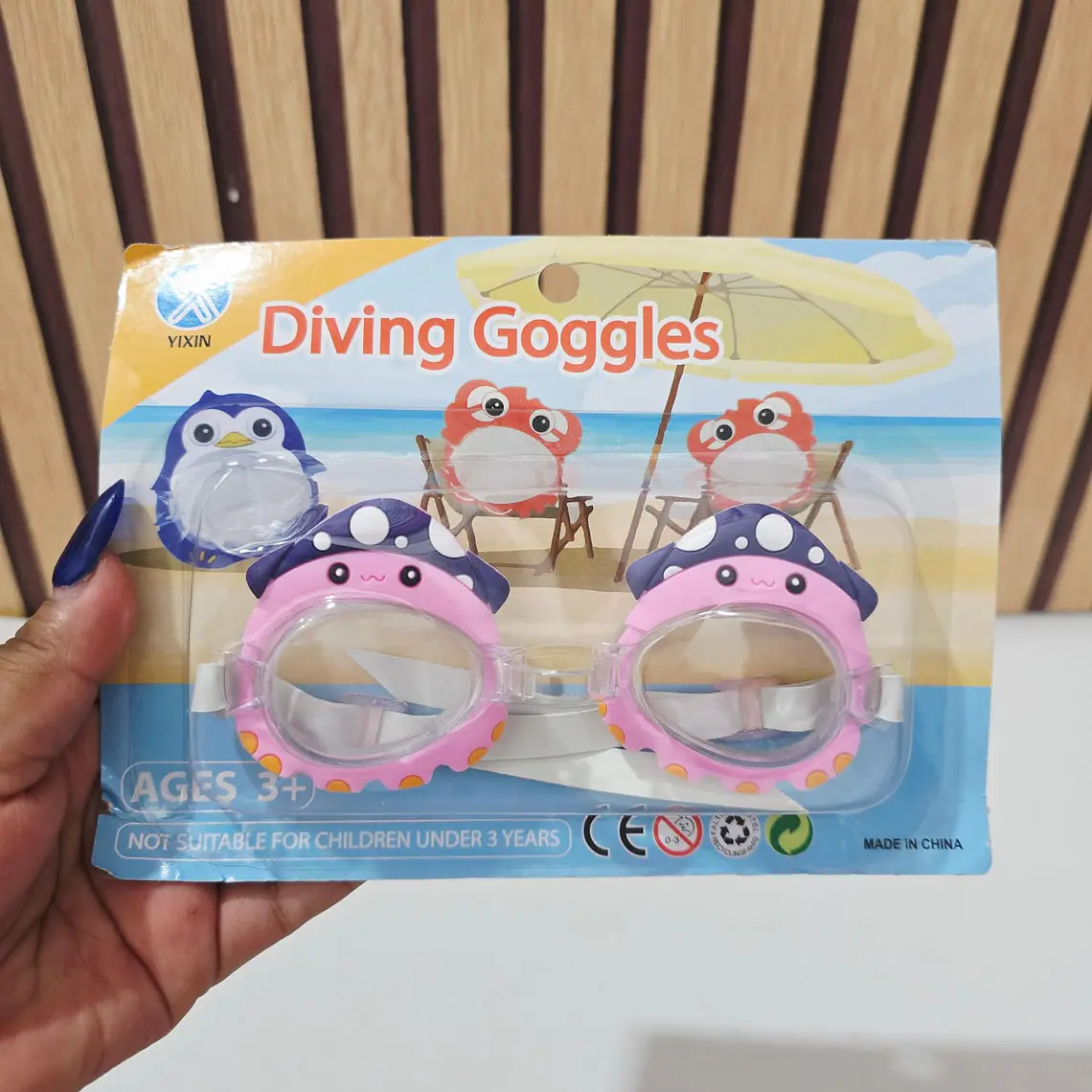 GOGGLES DE NATACIÓN INFANTILES DISEÑO ANIMALITOS 🐠🦀🥽 7