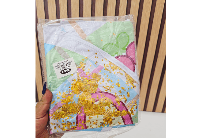 SALVAVIDAS 90" CON BRILLOS Y LENTEJUELAS MOD# 992362  🦀🏖️