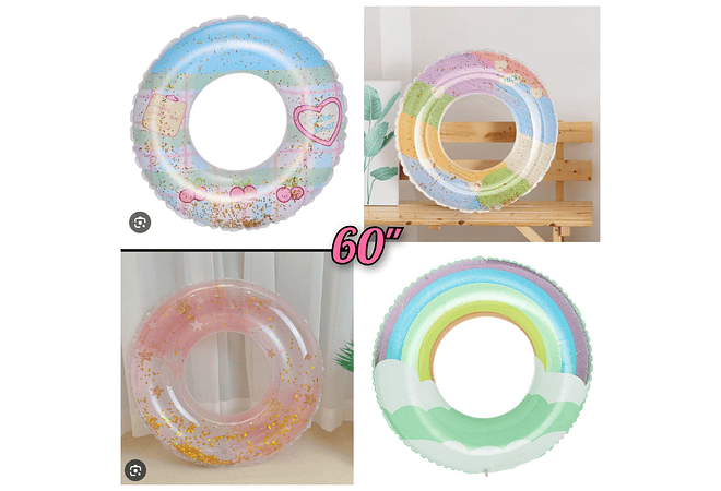 SALVAVIDAS 60" CON BRILLITOS MOD# 992359 🛟