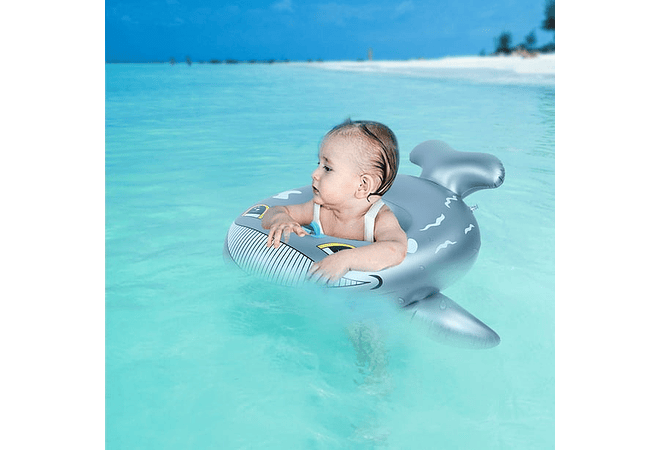 SALVAVIDAS DISEÑO ANIMALITOS 27" X 21" BABY BOAT MOD# 992433   🦭 🐋