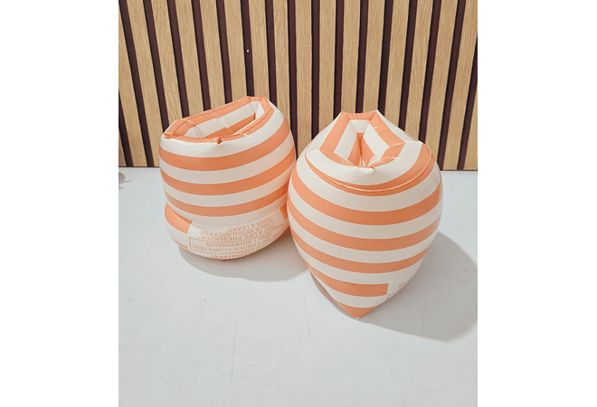 FLOTADOR DE BRAZO PARA NATACIÓN INFANTILES/RAYAS  MOD# 992448  🏝️🐬