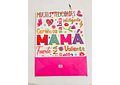 PAQ DE 4 BOLSAS PARA REGALO "FELIZ DÍA MAMÁ (1 de c/color) MOD# YM-2095-L-3   🎁 🛍️