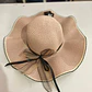 SOMBRERO PLAYERO MOÑO DE LISTON DE ORGANZA Y DE PUNTOS MOD# YC-HAT1231 (AL AZAR)   🏖️👒 - Miniatura 5