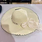 SOMBRERO PLAYERO MOÑO CON PERLAS COLORES AL AZAR MOD# YC-HAT1257  👒 - Miniatura 3